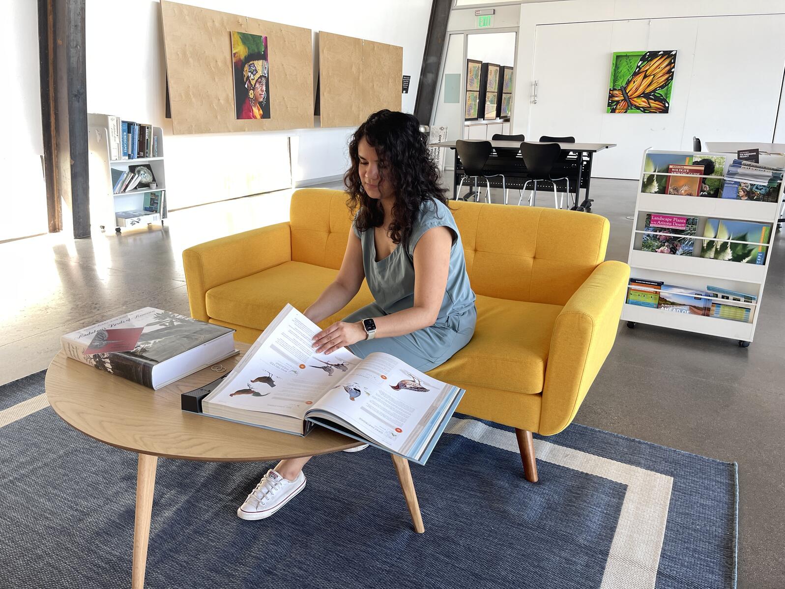 Reading in the community-use space
